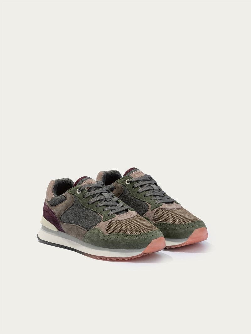 Tenis Hoff City Edinburgh Mujer Verde Gris Oscuro | CDT6018IK