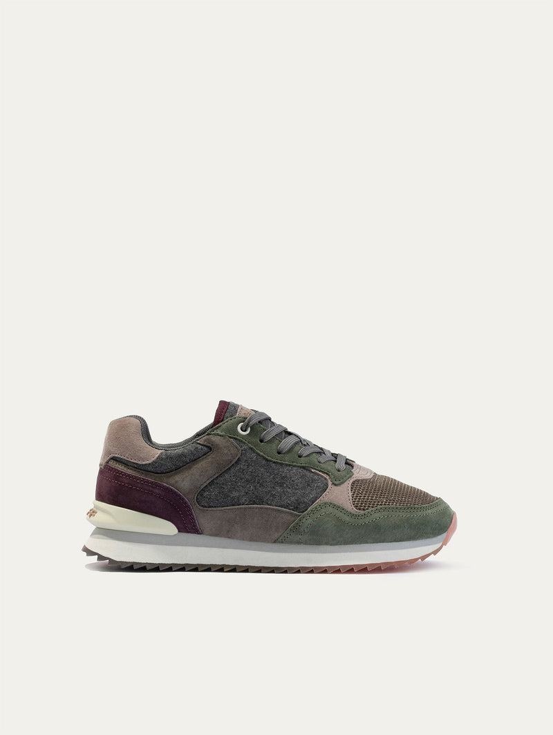 Tenis Hoff City Edinburgh Mujer Verde Gris Oscuro | CDT6018IK