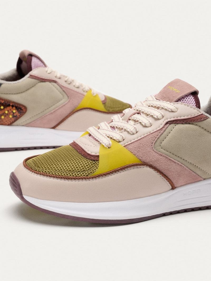 Tenis Hoff District Bourbon Mujer Rosas Amarillo Gris | YSH3365PC