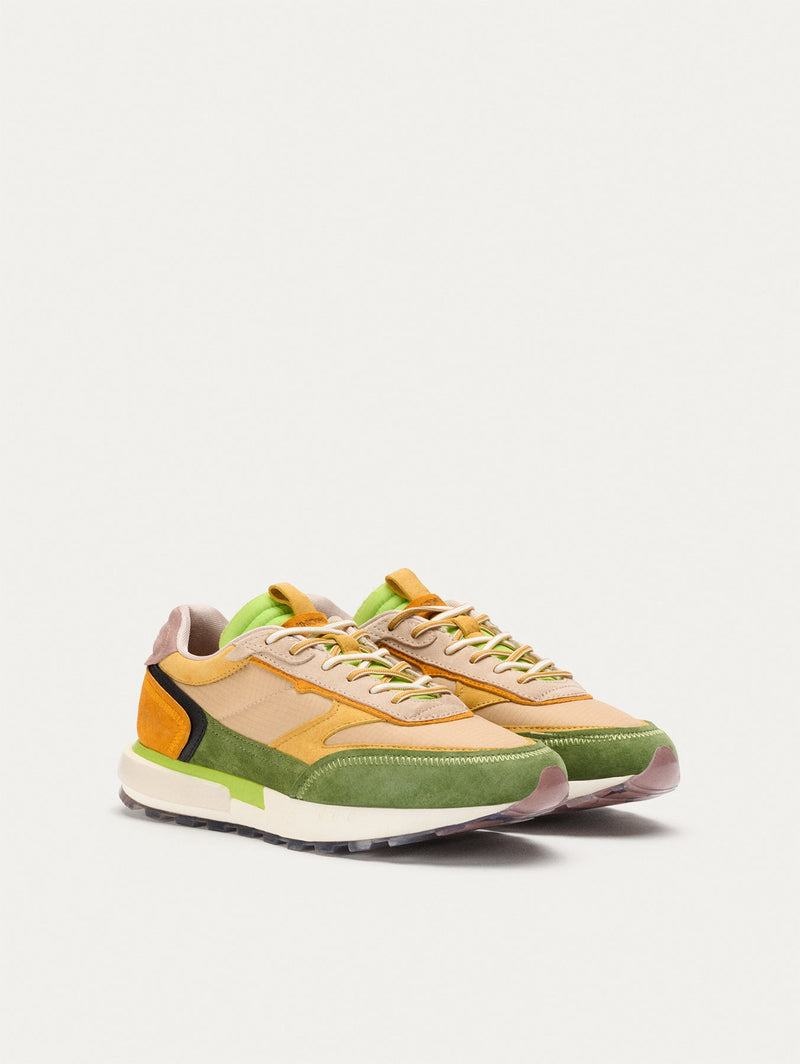 Tenis Hoff Tribe Pangani Hombre Kaki Amarillo Verde | UMX1428ZX